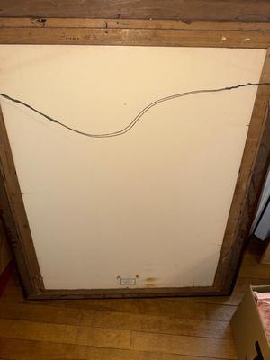Sale Photo Thumbnail #498: P22-Large framed art

35 1/2 inches tall
29 1/2 inches wide