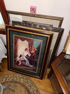 Sale Photo Thumbnail #514: P18-Large framed art