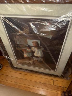 Sale Photo Thumbnail #517: P18-Large framed art