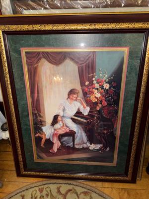 Sale Photo Thumbnail #515: P18-Large framed art