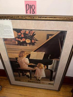 Sale Photo Thumbnail #518: P18-Large framed art