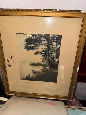 Sale Photo Thumbnail #523: P17-End table and Art