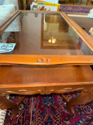 Sale Photo Thumbnail #658: M95-Coffee Table

Beautiful piece!! top lifts off to place doily or cloth or items between