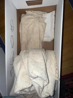 Sale Photo Thumbnail #776: M69-Box of linens