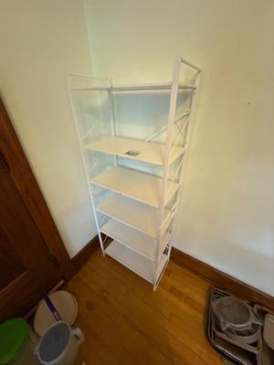 Sale Photo Thumbnail #969: M17-White shelf

Not exactly sure what this shelf requires, but it does not lock into position – See final photo