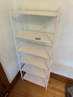 Sale Photo Thumbnail #970: M17-White shelf

Not exactly sure what this shelf requires, but it does not lock into position – See final photo