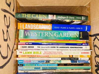 SEVERAL HOW TO BOOKS ON GARDENING, LANDSCAPE AND MORE