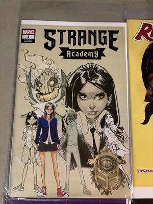 Red Sonja, Strange Academy, Queen of black Coast, Vampironica, Vampirella, Morbins