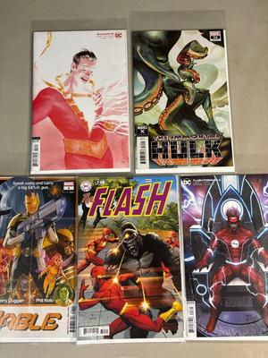 Shazam, Hulk, Cable, Flash & Hulk