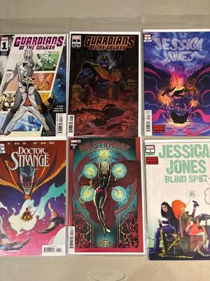 Guardians of the Galaxy, Jessica Jones, Doctor Strange
