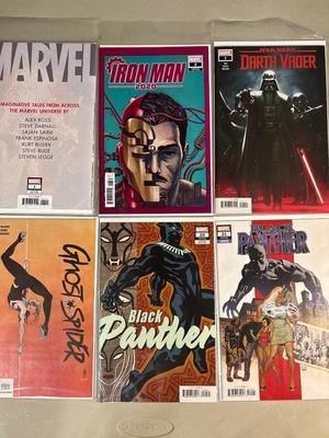 Marvel, Iron Man, Darth Vader, Ghost Spider, Black Panther