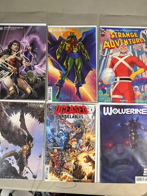 Justice League, Martian Manhunters, Strange Adventures, Hawkman, Dceased, Wolverine