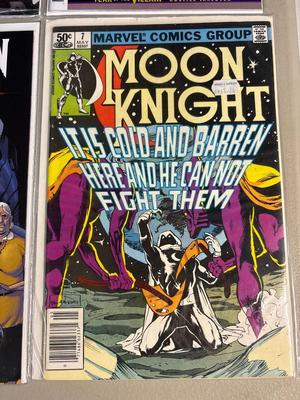New Mutants, Marvel Knights, Harley Quinn, Alpha Flight, Spider-man, Moon Knight