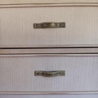LOT 2: Stanley Furniture Co. Glass-Topped Console