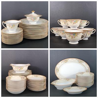 LOT 112: Handpainted Meito N1065A China Dishware