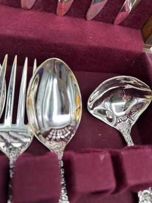 Godinger "Old Bouquet" Silver Plated Flatware Set