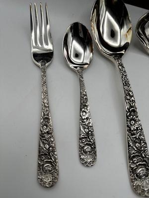 Godinger "Old Bouquet" Silver Plated Flatware Set