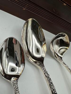 Godinger "Old Bouquet" Silver Plated Flatware Set
