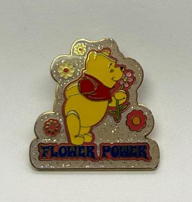Disney Pin Trading 2004 Winnie the Pooh FLOWER POWER pin