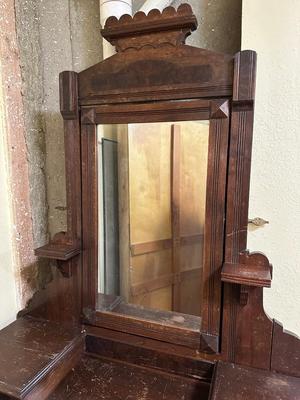 ANTIQUE WALNUT DRESSER
