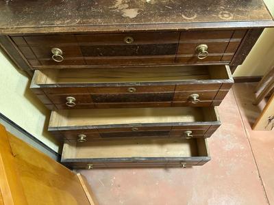 ANTIQUE WALNUT DRESSER