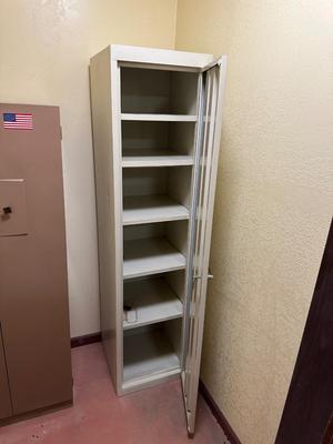 2 METAL STORAGE CABINETS