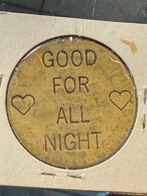 Uncle Sam's Hotel Yuma Arizona Territory Fantasy Token Brothel Token from the Gilded Era as Pictured.