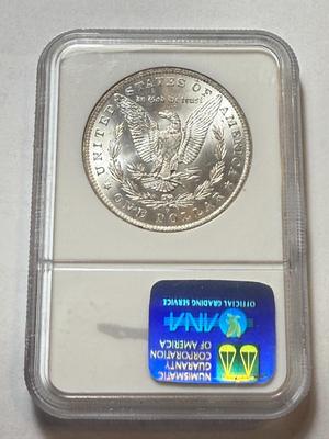 NGC CERTIFIED 1884-O MS64 MORGAN SILVER DOLLAR AS PICTURED.