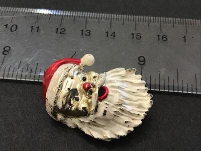 Vintage Santa Brooch