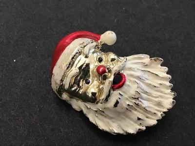 Vintage Santa Brooch