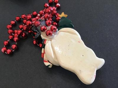 Frosty Statement Costume Necklace