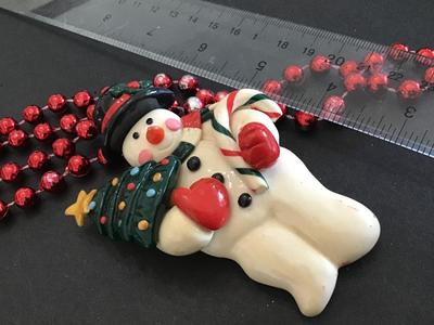Frosty Statement Costume Necklace