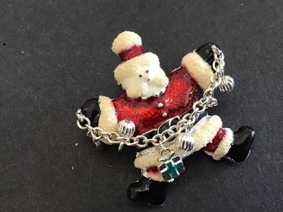 Santa Brooch