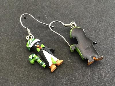Penguin Earrings