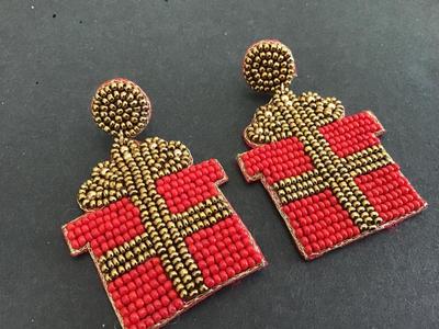 Beaded Present Earrings