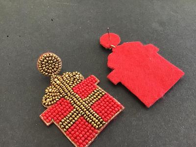 Beaded Present Earrings