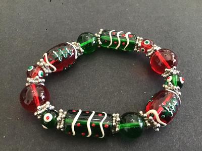Glass Beaded Bracelet