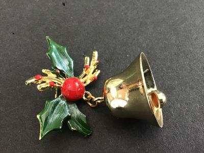 Vintage Bell Brooch