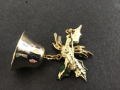 Vintage Bell Brooch