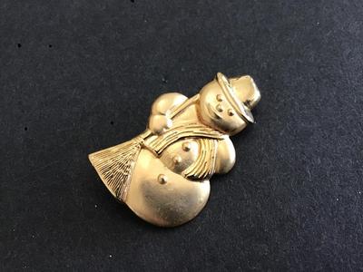 Golden Frosty Pin