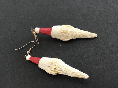 Old World Santa Earrings