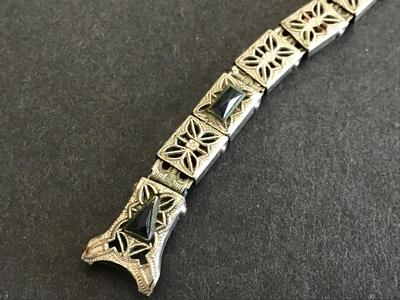10-19-26 Antique Gold Filled Peggy Lou Art Deco Bracelet
