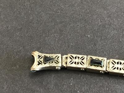 10-19-26 Antique Gold Filled Peggy Lou Art Deco Bracelet