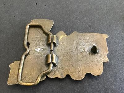 Train Belt Buckle Vintage