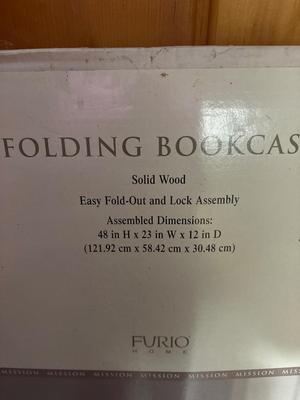 Folding bookcase new inbox