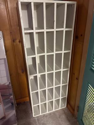 Homemade wooden organizer