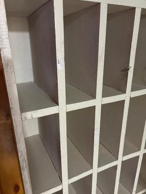 Homemade wooden organizer