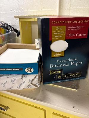 Printer paper, computer paper, fax paper envelopes