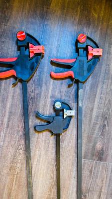 (2) 48” PITTSBURGH CLAMPS AND (1) 32” CLAMP