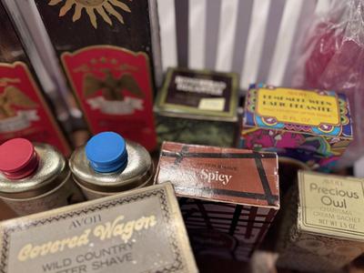 Lot of Vintage AVON products